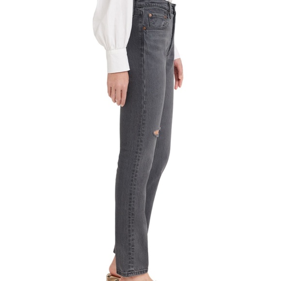 Levi's Women's 501 Stretch Skinny Jeans - Dark Side of the Moon NWT - Picture 4 of 9